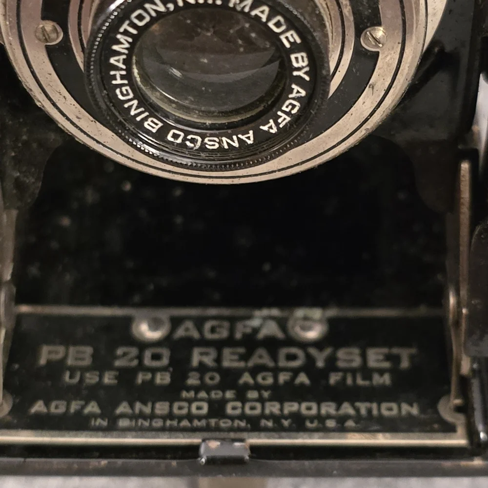 Antique Agfa Pb20 Readyset Folding Camera!** Untested** Good decor.